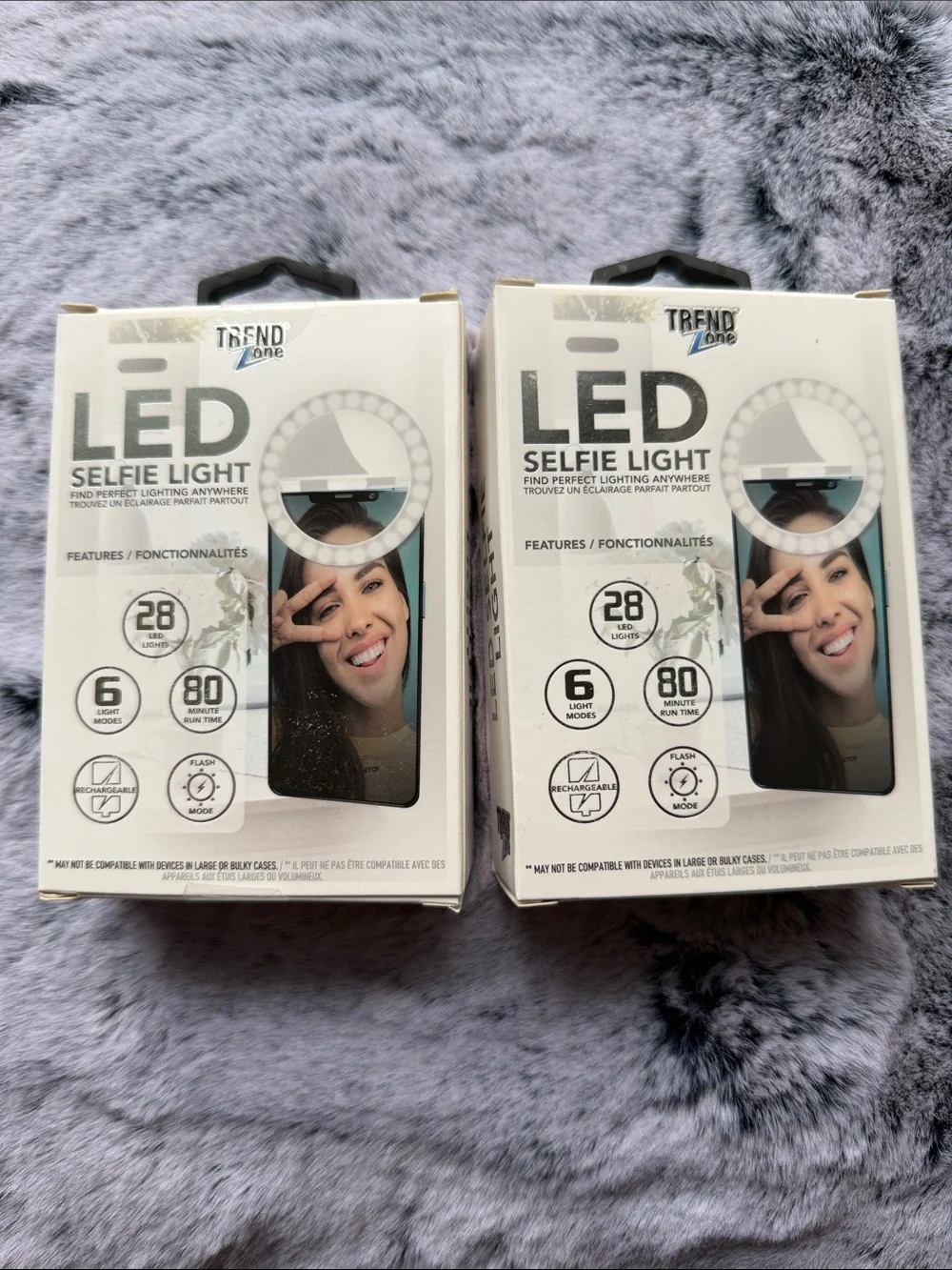 2pc LOT •TREND ZONE• Rechargeable LED Selfie Light